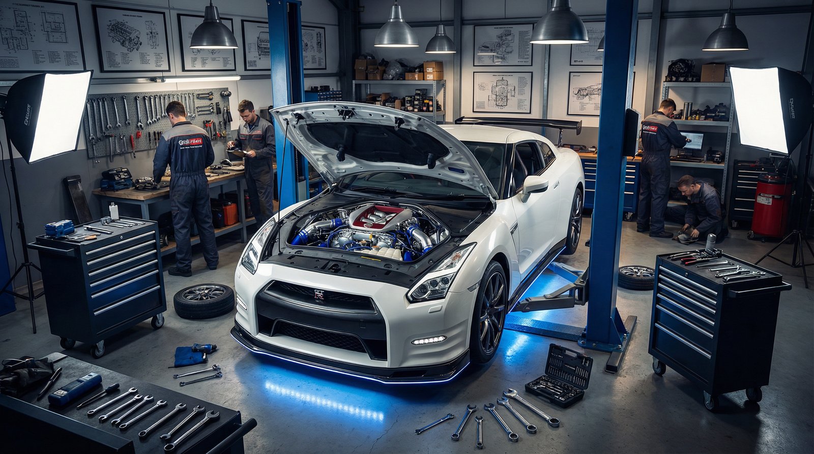 萝莉岛GTR改装视频