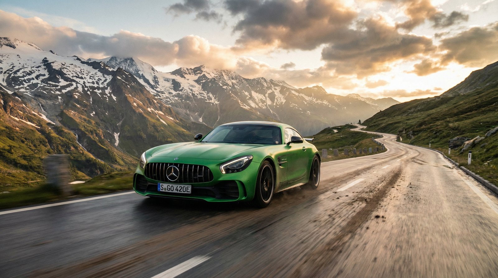 萝莉岛奔驰AMG山路视频